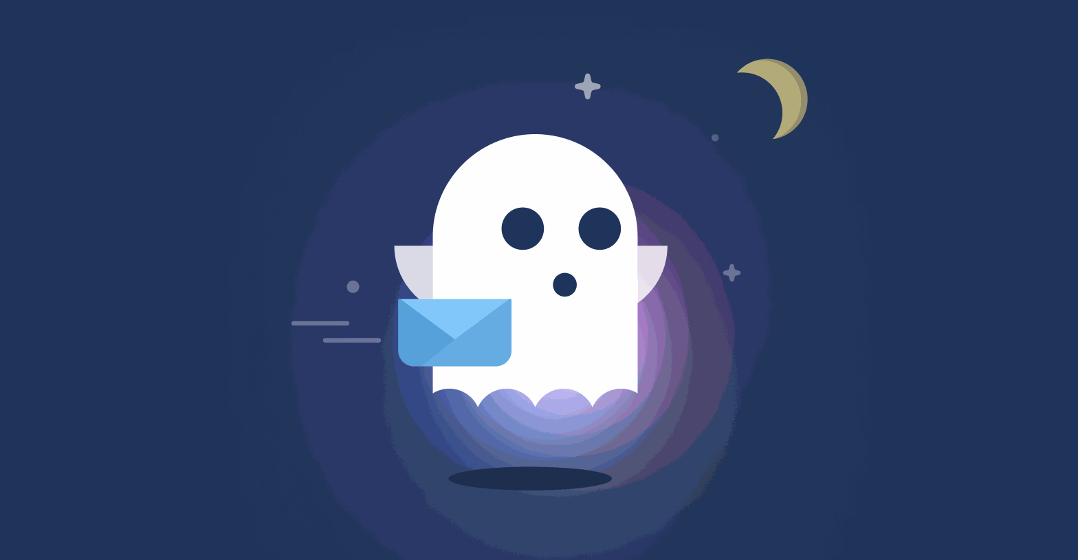 A ghost email in Connect The Dots: an introduction email drafted by a teammate, ready for the sender to review and send