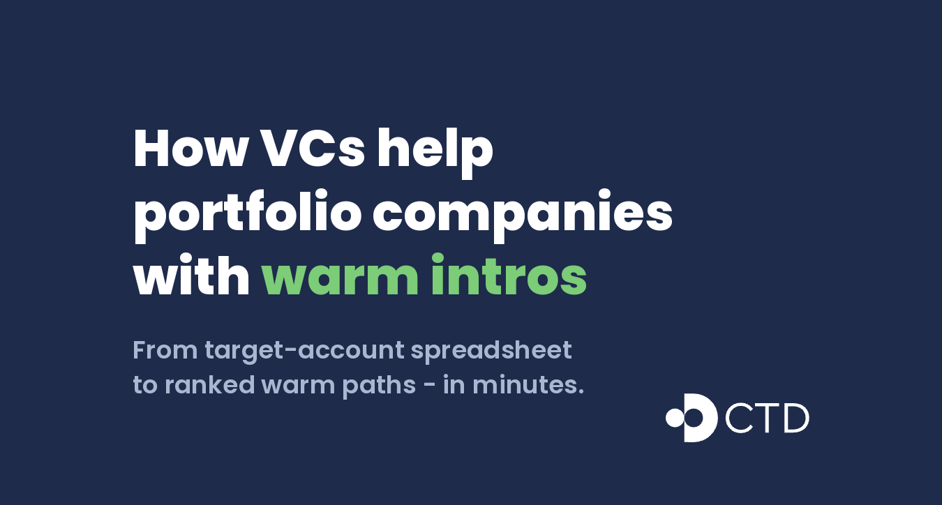 How VCs help portfolio companies with warm intros